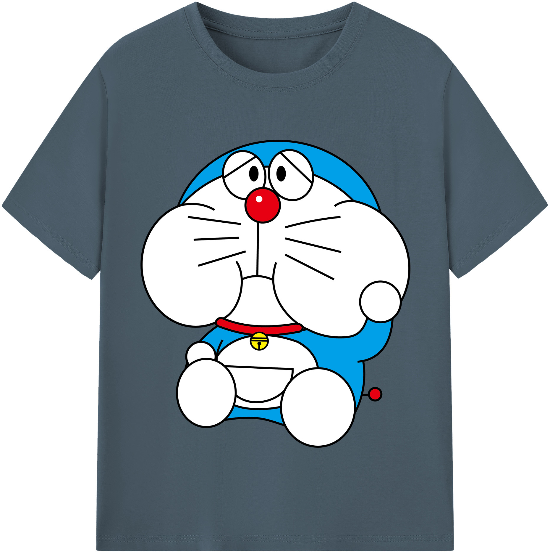 （画像用） ドラえもん Doraemon 綿100％半袖Tシャツ（フロントプリント）